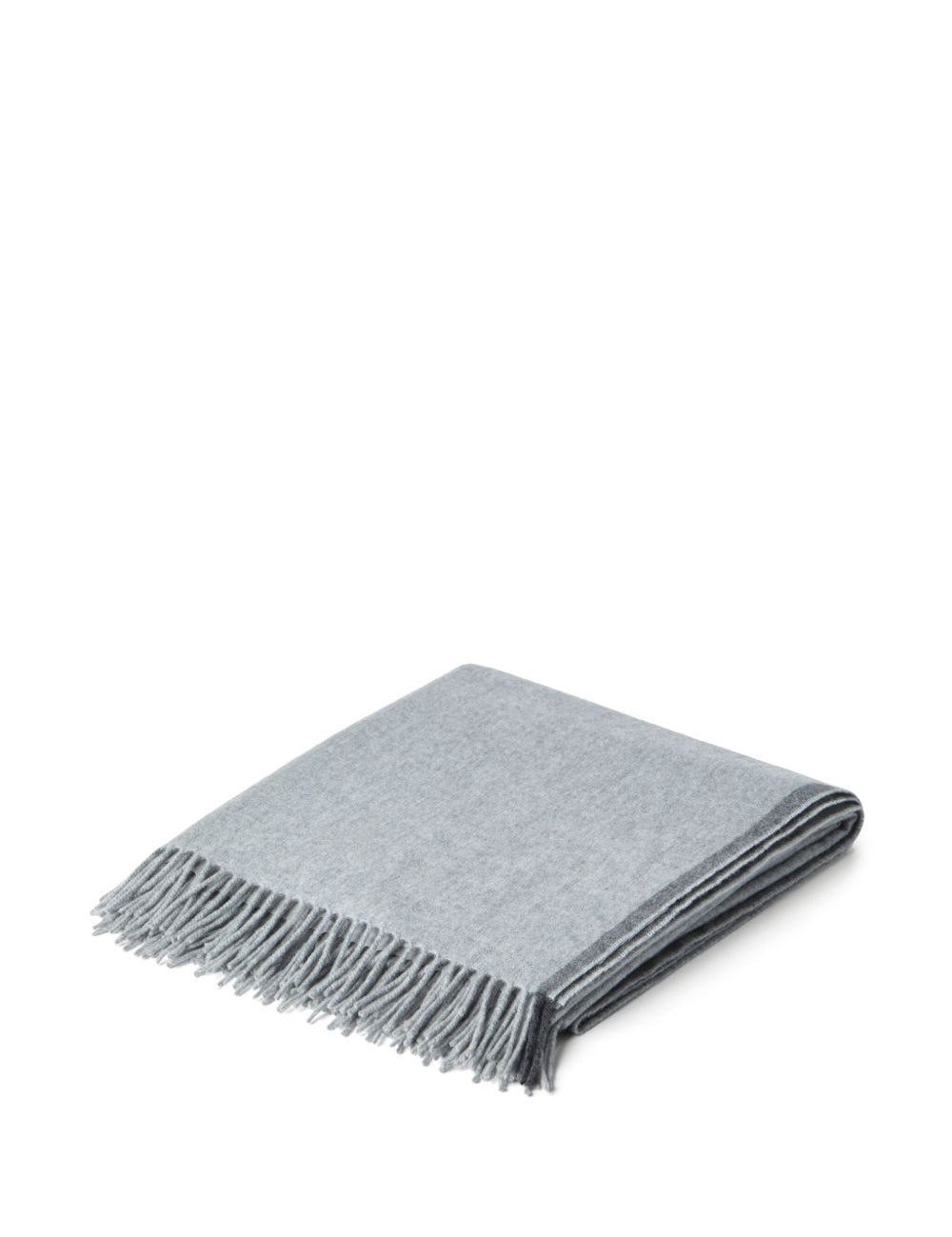 Coperta in cashmere in grigio Brunello cucinelli - donna 