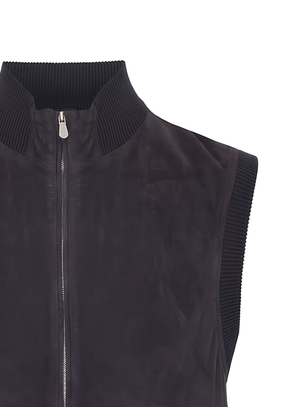 Gilet con tasca a bottoni in blu Brunello cucinelli - uomo 