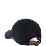 Cappello da baseball con logo ricamato in blu Brunello cucinelli - uomo 
