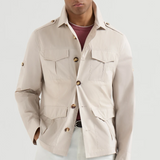 Giacca leggera idrorepellente in beige 