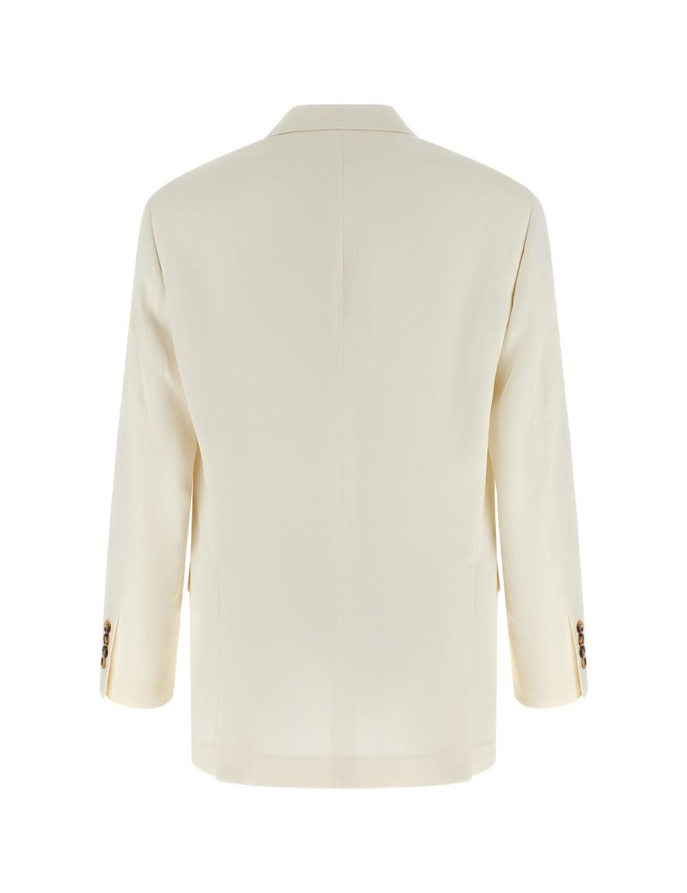 Blazer doppiopetto in beige Brunello cucinelli - uomo 