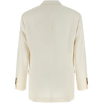 Blazer doppiopetto in beige Brunello cucinelli - uomo 