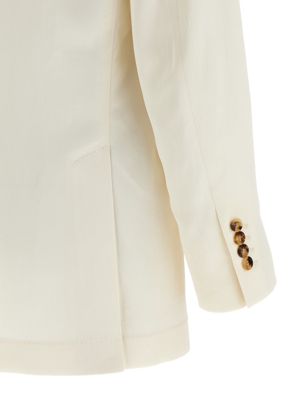 Blazer doppiopetto in beige Brunello cucinelli - uomo 