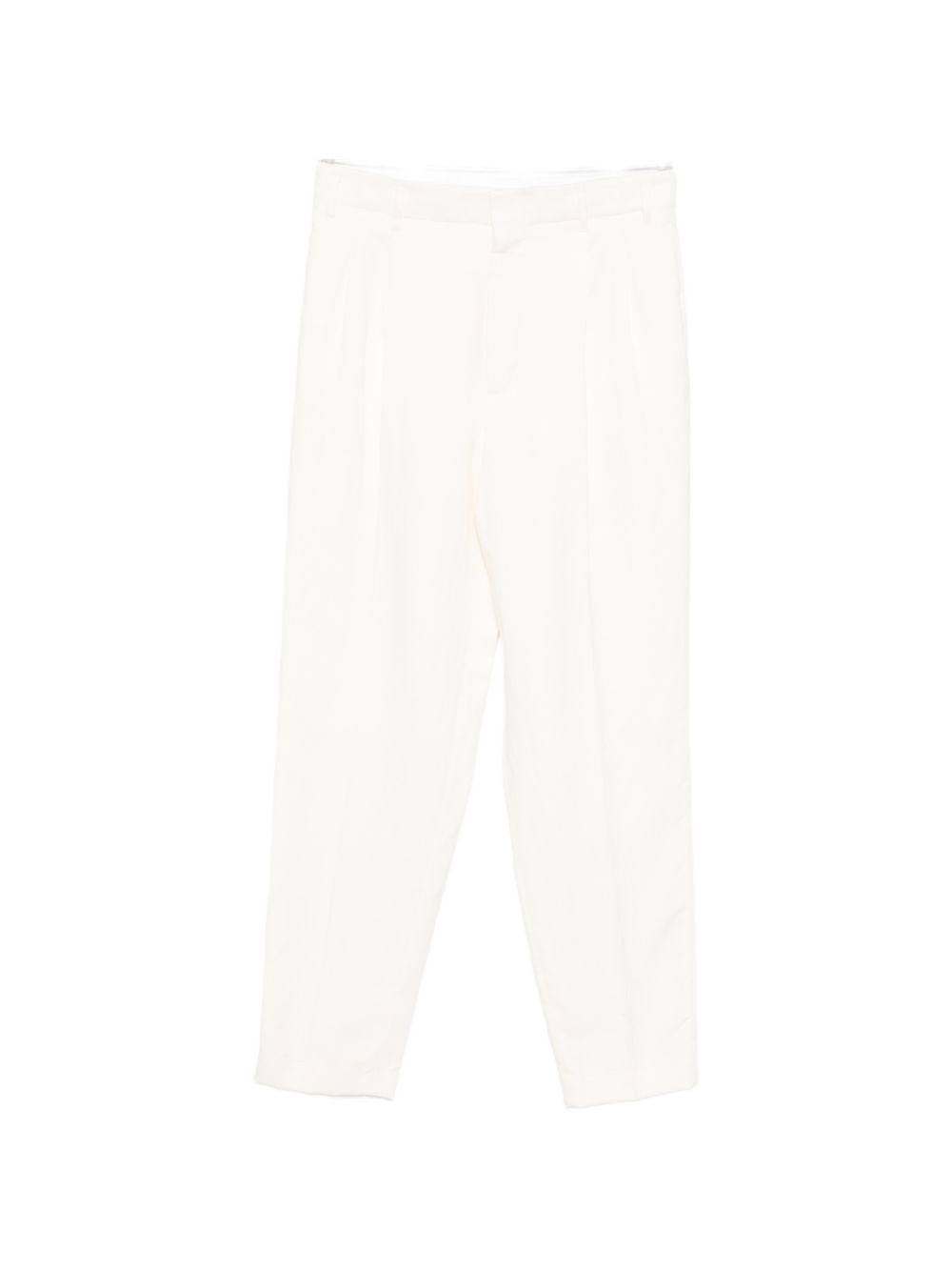 Pantaloni plissé in bianco Brunello cucinelli - uomo 