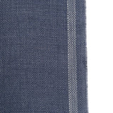 Sciarpa con frange in blu 