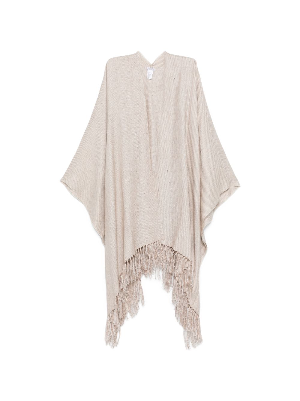 Sciarpa con frange in marrone Brunello cucinelli - donna 
