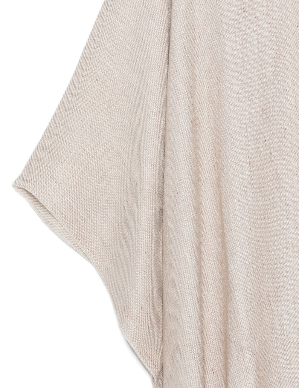 Sciarpa con frange in marrone Brunello cucinelli - donna 