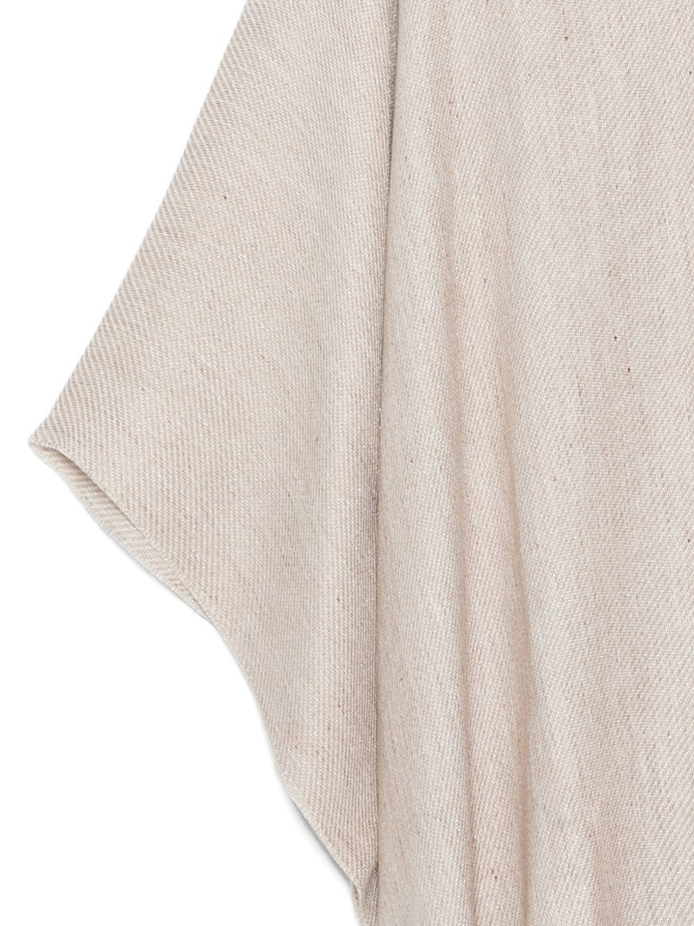 Sciarpa con frange in marrone Brunello cucinelli - donna 
