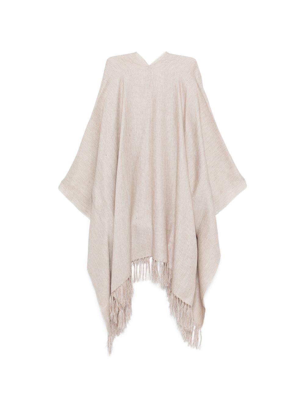 Sciarpa con frange in marrone Brunello cucinelli - donna 