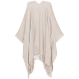Sciarpa con frange in marrone Brunello cucinelli - donna 
