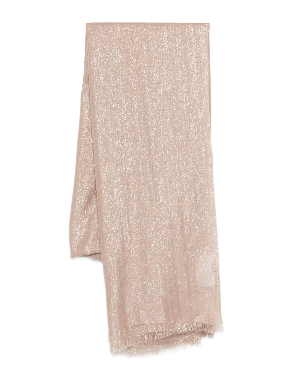 Sciarpa con frange in rosa Brunello cucinelli - donna 