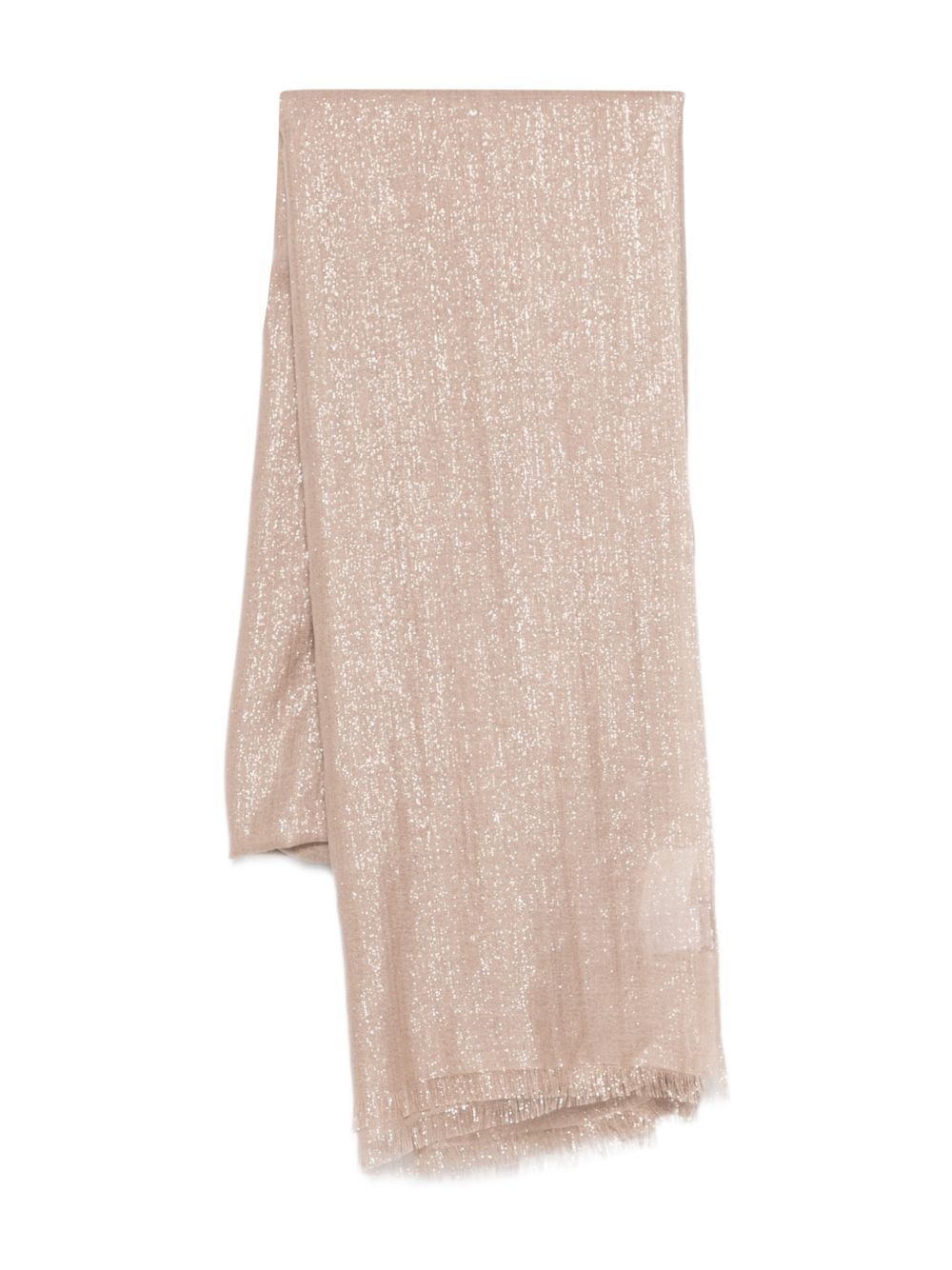 Sciarpa con frange in rosa Brunello cucinelli - donna 