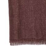 Sciarpa con frange in viola Brunello cucinelli - uomo 