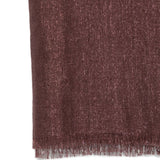 Sciarpa con frange in viola Brunello cucinelli - uomo 