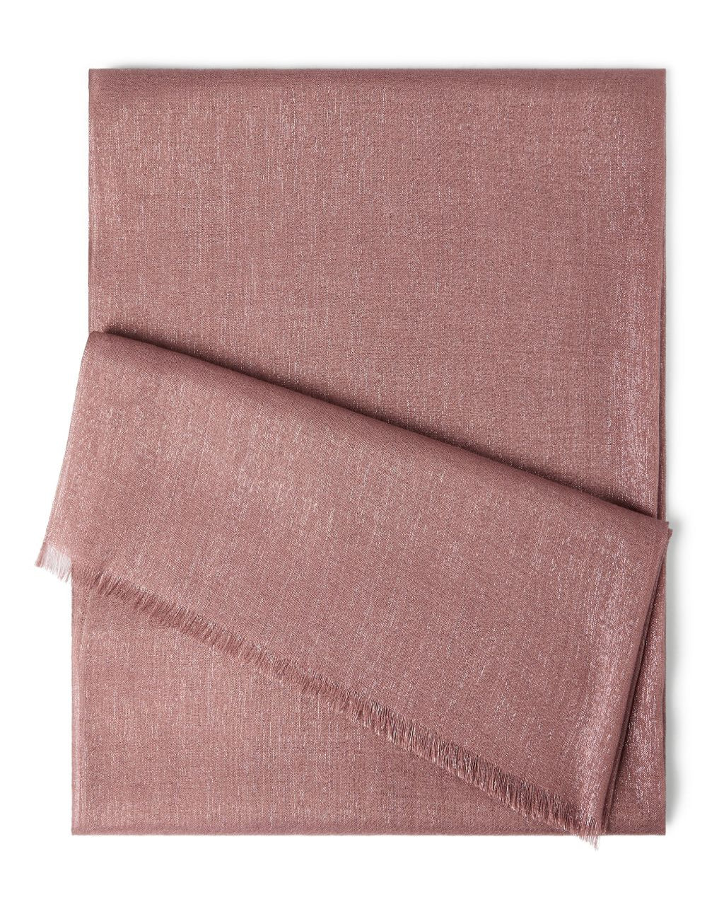 Sciarpa lamé in rosa Brunello cucinelli - donna 