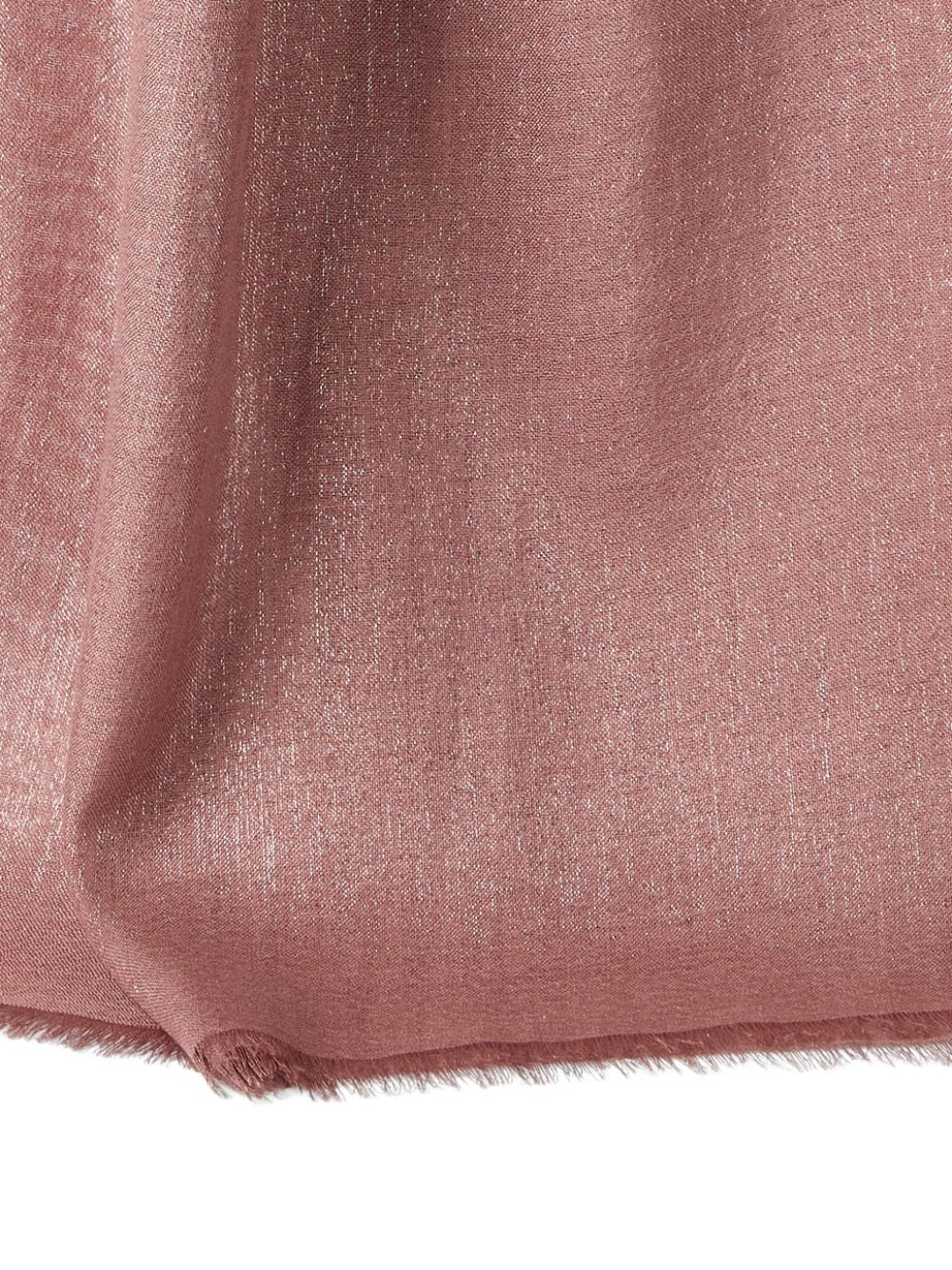 Sciarpa lamé in rosa Brunello cucinelli - donna 
