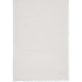 Sciarpa oversize con frange in bianco Brunello cucinelli - donna 