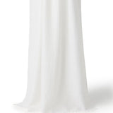Sciarpa oversize con frange in bianco Brunello cucinelli - donna 