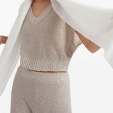 Sciarpa oversize con frange in bianco Brunello cucinelli - donna 