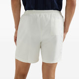 Costume da bagno con coulisse e logo in bianco Brunello cucinelli - uomo 