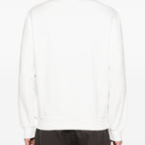 Felpa con zip in bianco Brunello cucinelli - uomo 