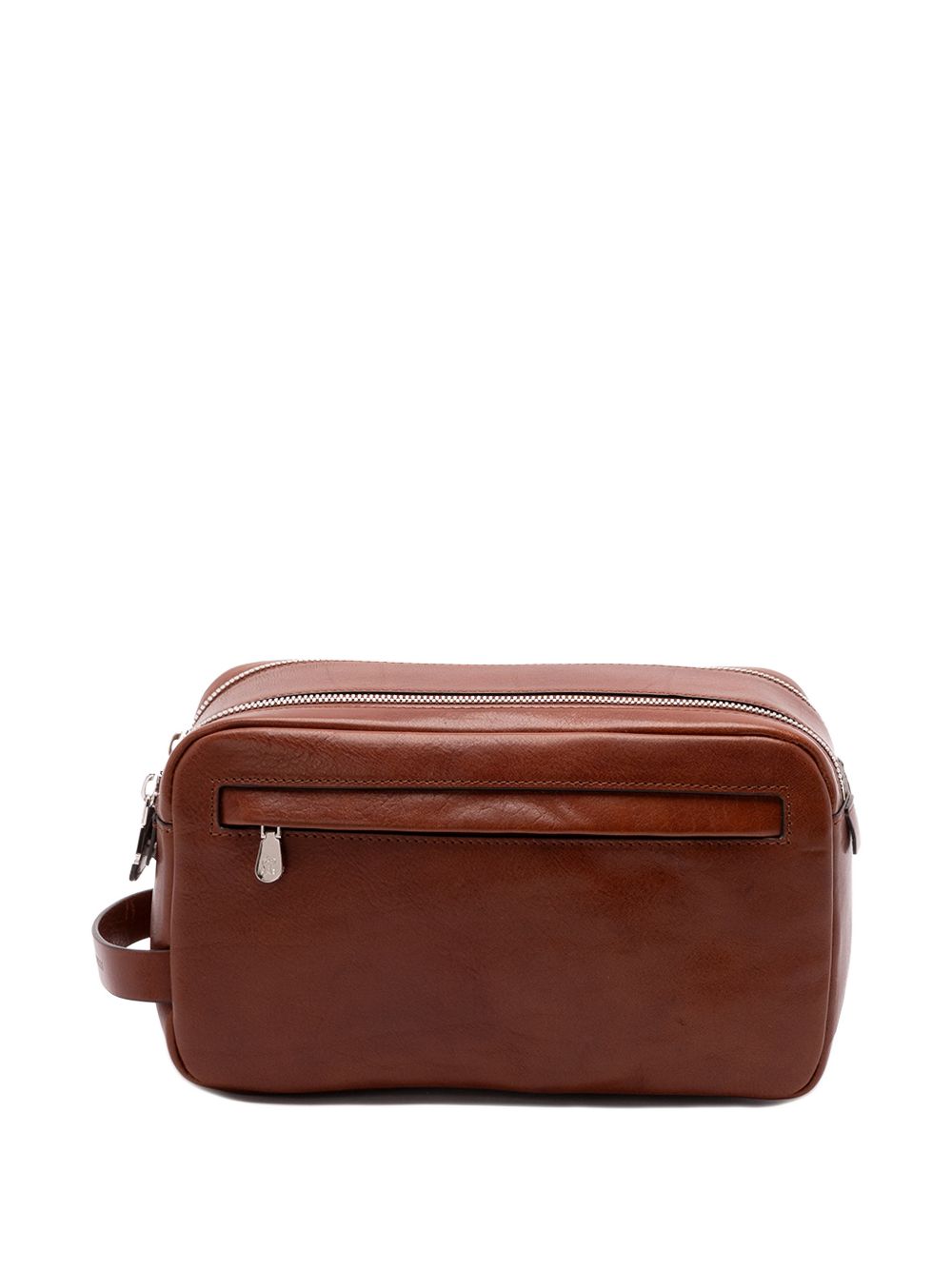 Beauty case in pelle in marrone Brunello cucinelli - uomo 