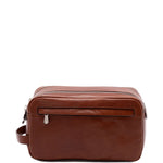 Beauty case in pelle in marrone Brunello cucinelli - uomo 