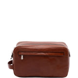 Beauty case in pelle in marrone Brunello cucinelli - uomo 