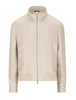 Giacca a collo alto in beige