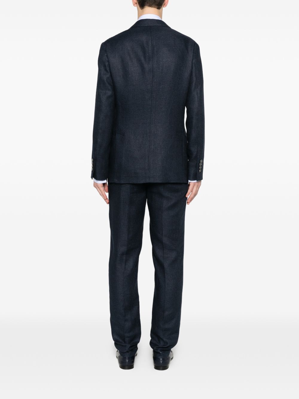 Completo monopetto due pezzi in blu Brunello cucinelli - uomo 