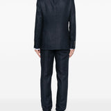 Completo monopetto due pezzi in blu Brunello cucinelli - uomo 