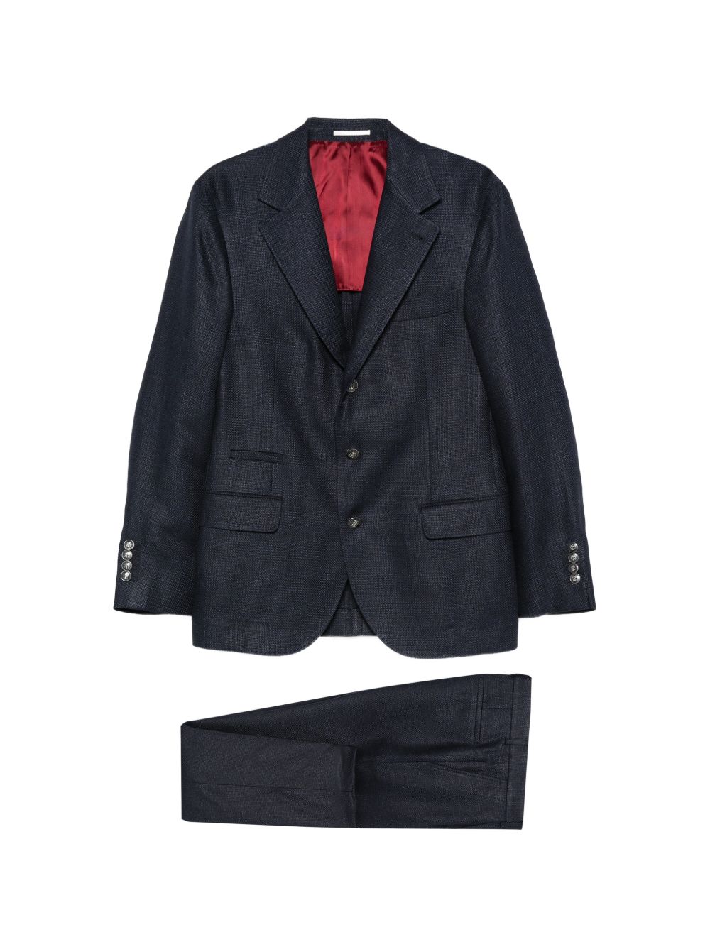 Completo monopetto due pezzi in blu Brunello cucinelli - uomo 