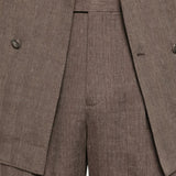 Completo doppiopetto in marrone chiaro Brunello Cucinelli - uomo 