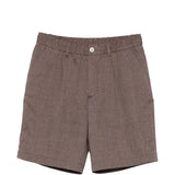 Pantaloncini con elastico in vita in marrone Brunello cucinelli - uomo 