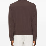 Giacca bomber con zip in marrone Brunello cucinelli - uomo 