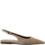 Ballerine con cinturino posteriore in marrone Brunello cucinelli - donna 