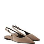 Ballerine con cinturino posteriore in marrone Brunello cucinelli - donna 