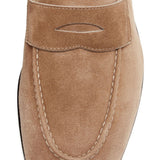 Mocassini penny in marrone Brunello cucinelli - uomo 