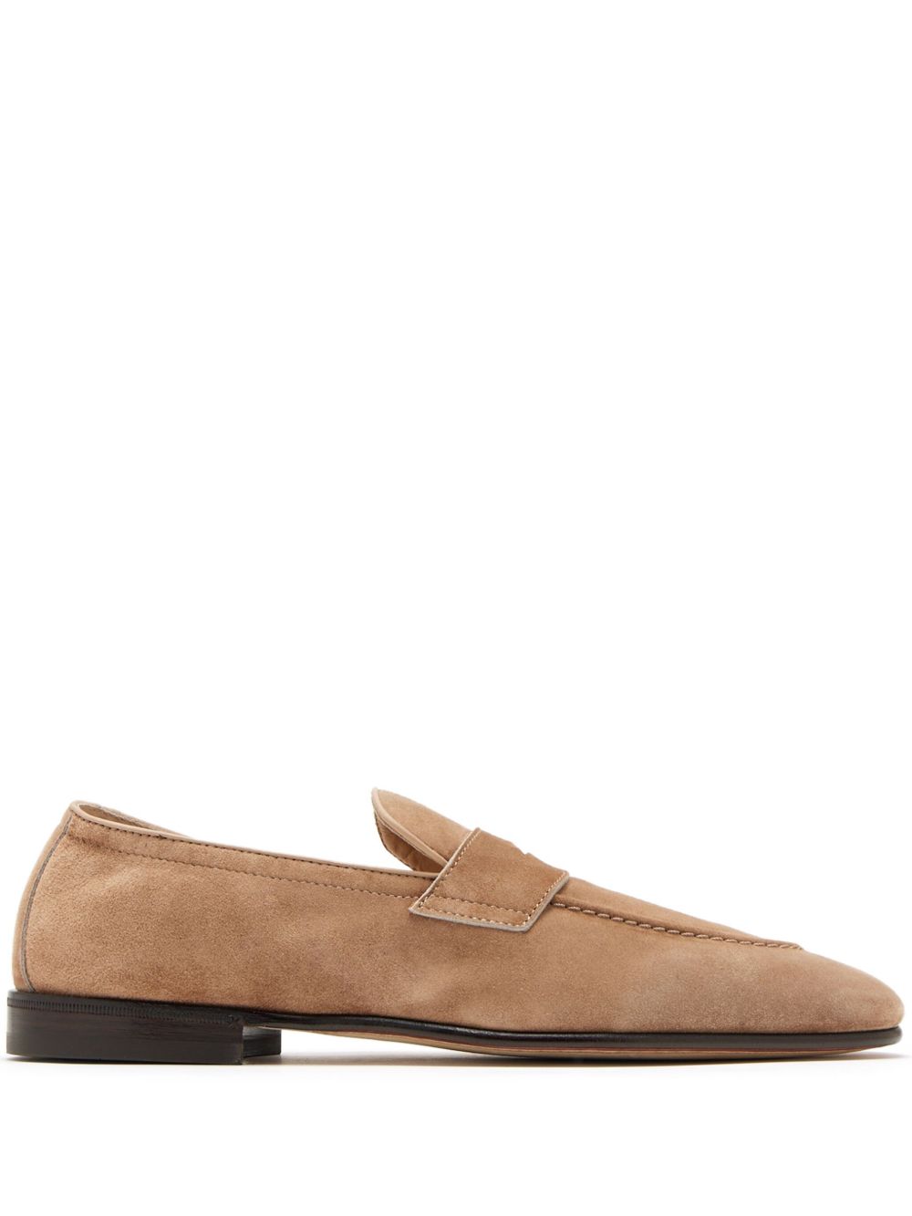 Mocassini penny in marrone Brunello cucinelli - uomo 