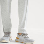 Sneakers in maglia in grigio Brunello cucinelli - uomo 