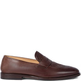 Mocassini penny in marrone Brunello cucinelli - uomo 