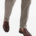 Mocassini penny in marrone Brunello cucinelli - uomo 