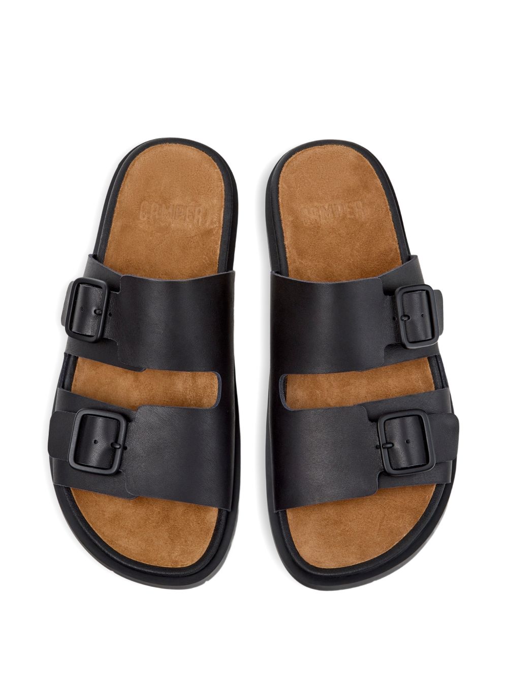 Sandali con fibbia in nero Camper - uomo 