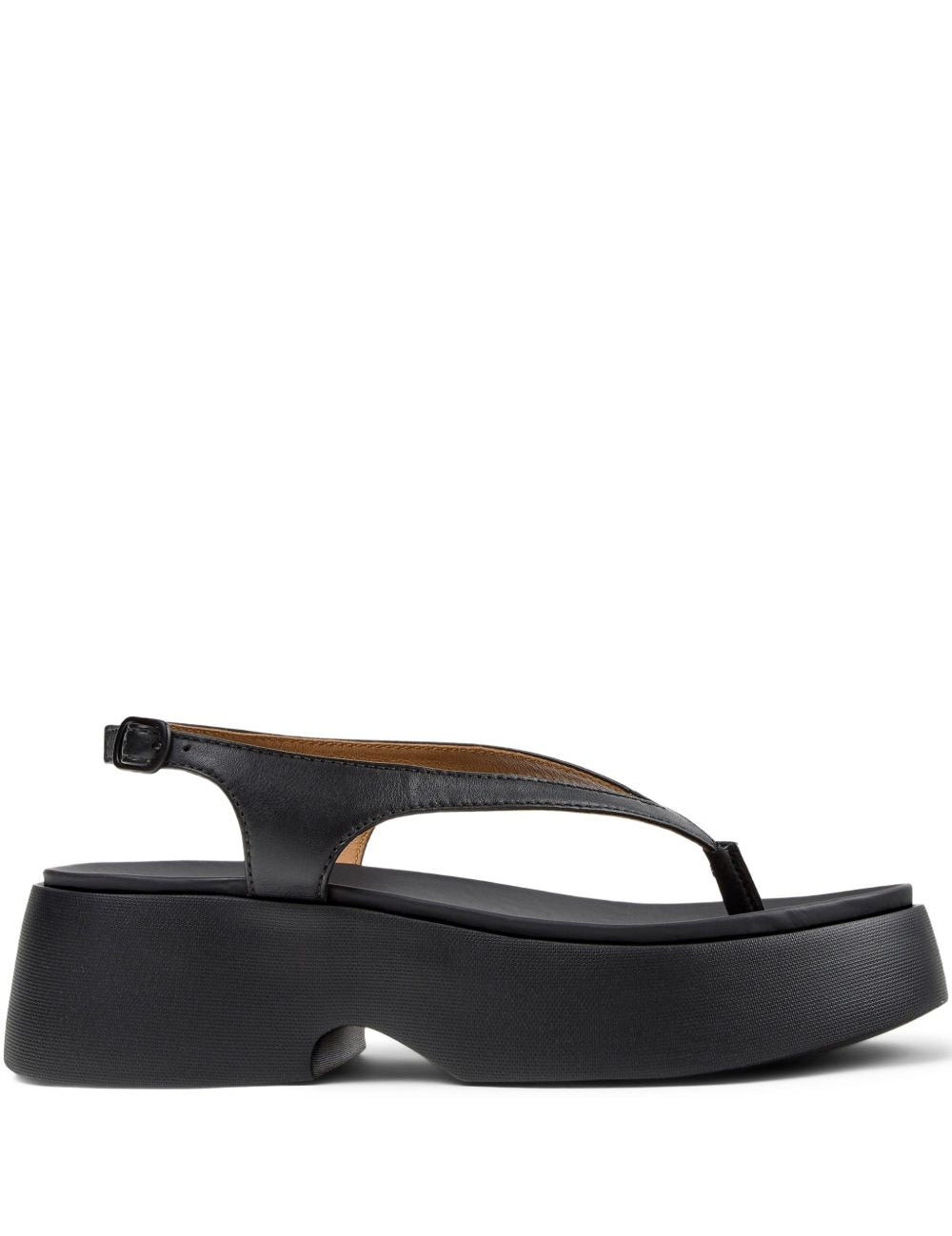Sandali Tasha con fibbia in nero Camper - donna 
