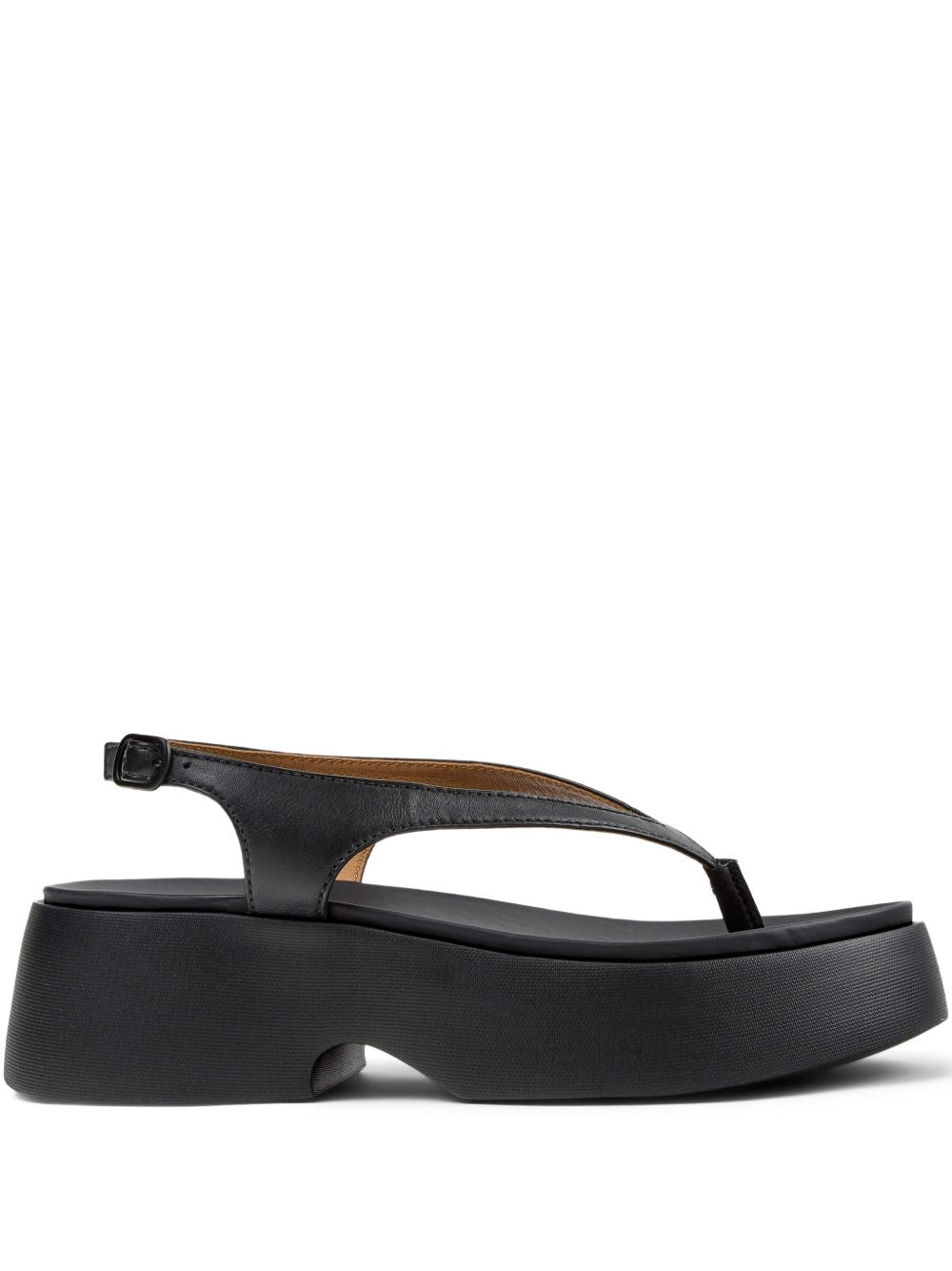 Sandali Tasha con fibbia in nero Camper - donna 