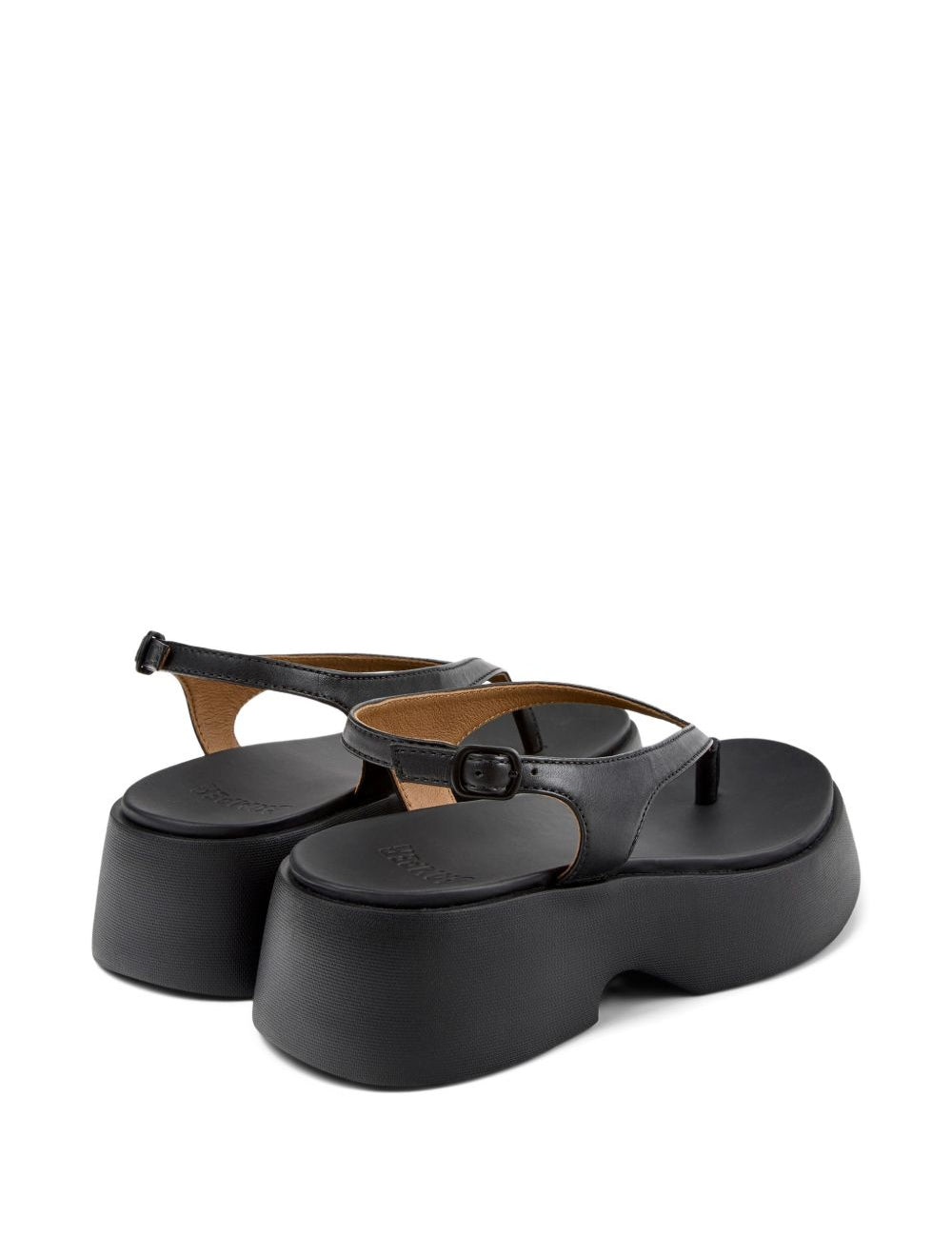 Sandali Tasha con fibbia in nero Camper - donna 