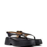 Sandali Tasha con fibbia in nero Camper - donna 