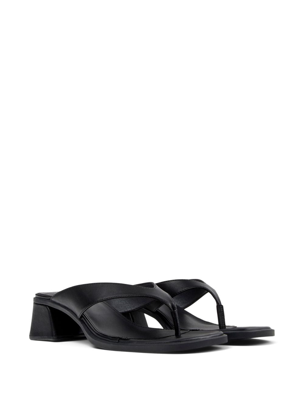 Sandali Kora in pelle in nero Camper - donna 