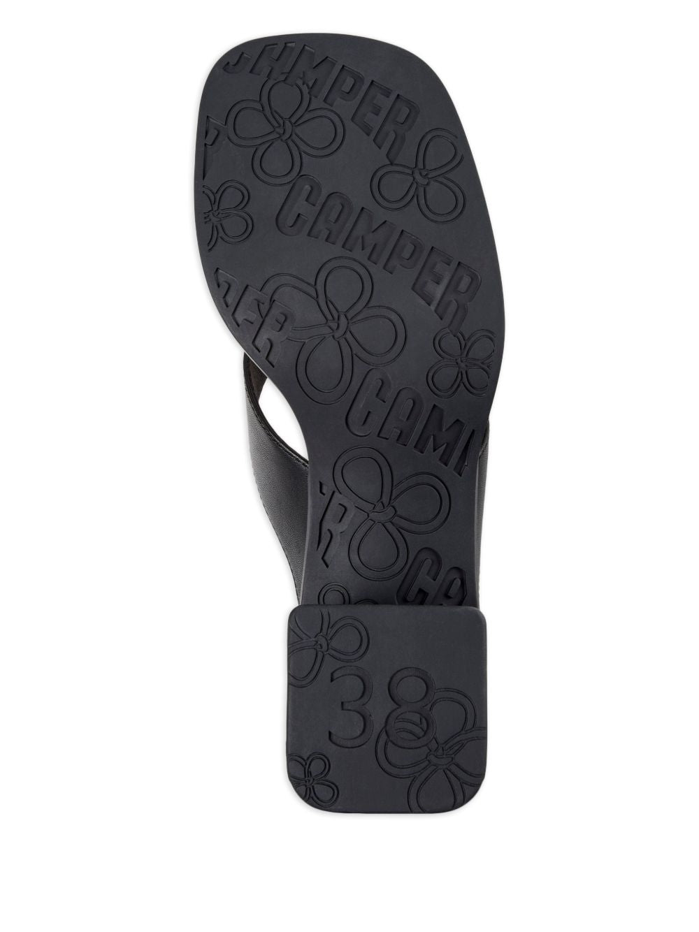 Sandali Kora in pelle in nero Camper - donna 