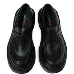 Mocassini con plateau e cinturino in nero Camper lab - uomo 
